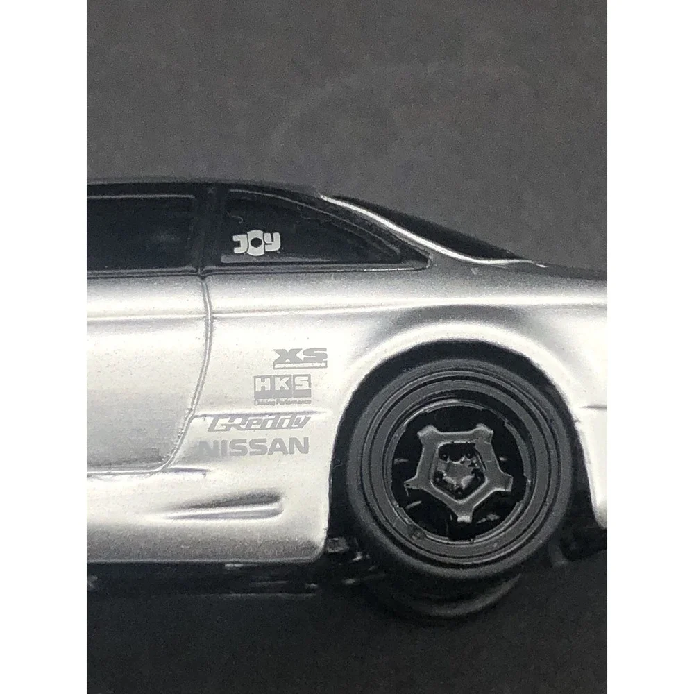 Jada Dub City 1998 '98 Nissan 240SX S-14 Car Silver‎ Diecast 1/64 Rubber Tires